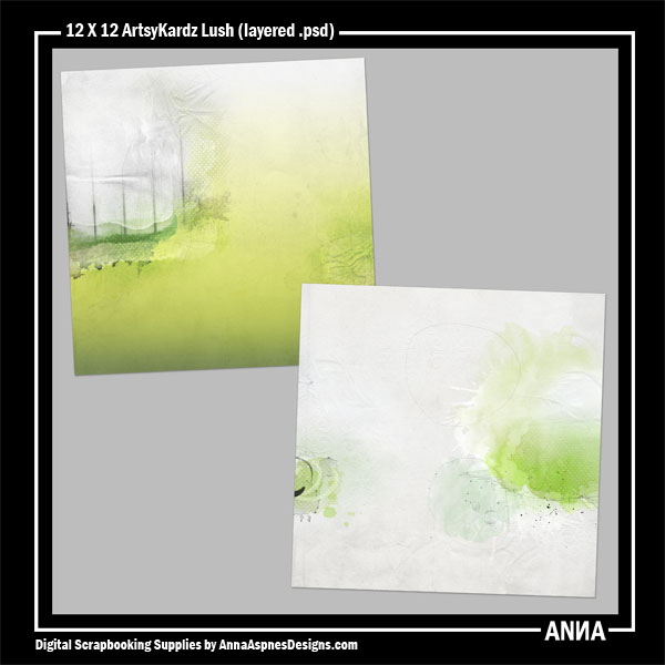 12 X 12 ArtsyKardz Lush