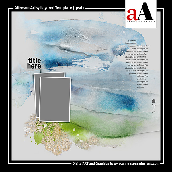 Alfresco Artsy Layered Template