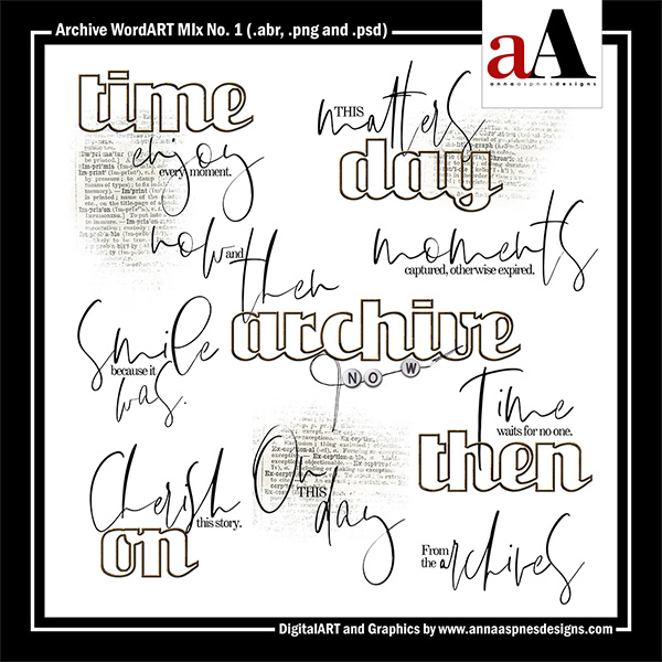 Archive WordART Mix No 1