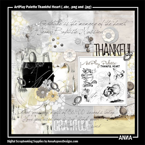 ArtPlay Palette Thankful Heart