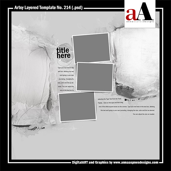 Artsy Layered Template No 214