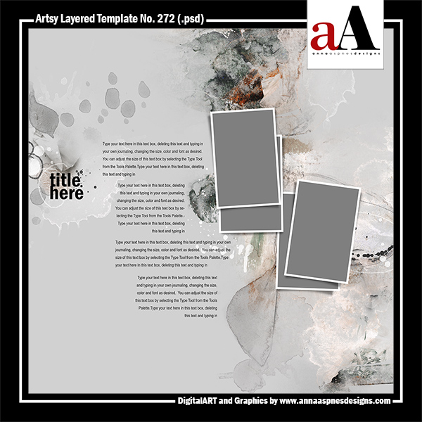 Artsy Layered Template No 272