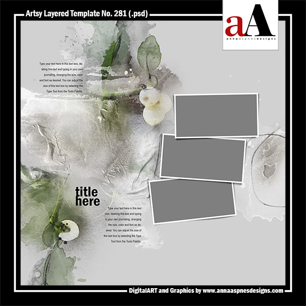 Artsy Layered Template No 281