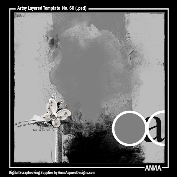 Artsy Layered Template No 60