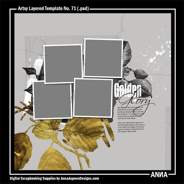 Artsy Layered Template No 71