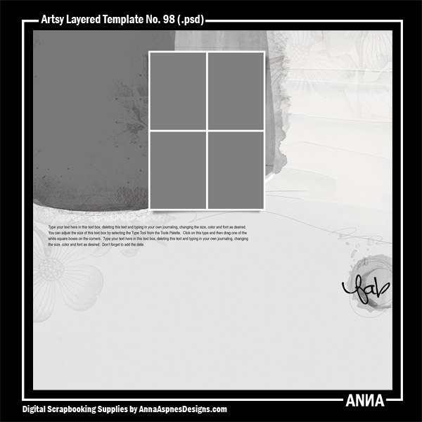 Artsy Layered Template No 98