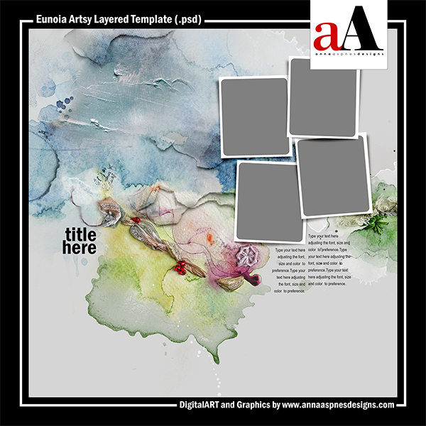 Eunoia Artsy Layered Template