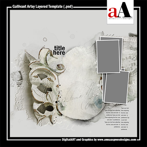 Gallivant Artsy Layered Template