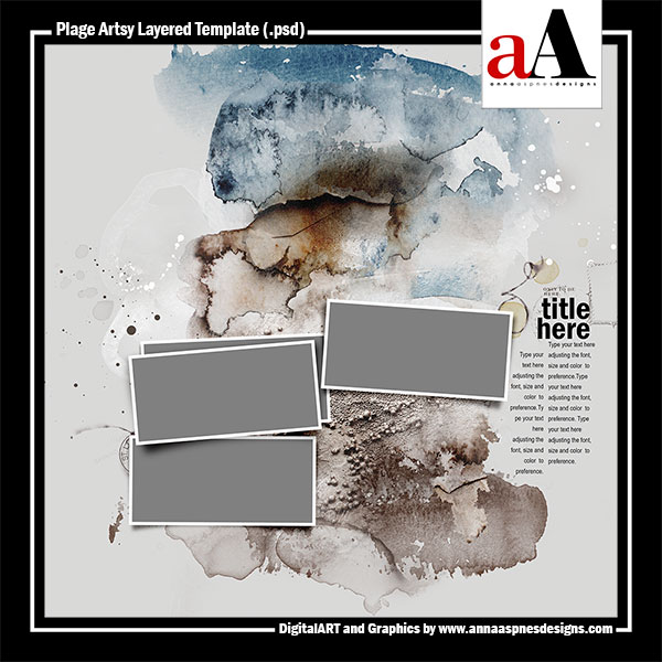 Plage Artsy Layered Template