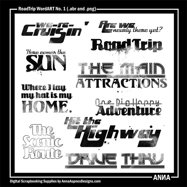 RoadTrip WordART No 1