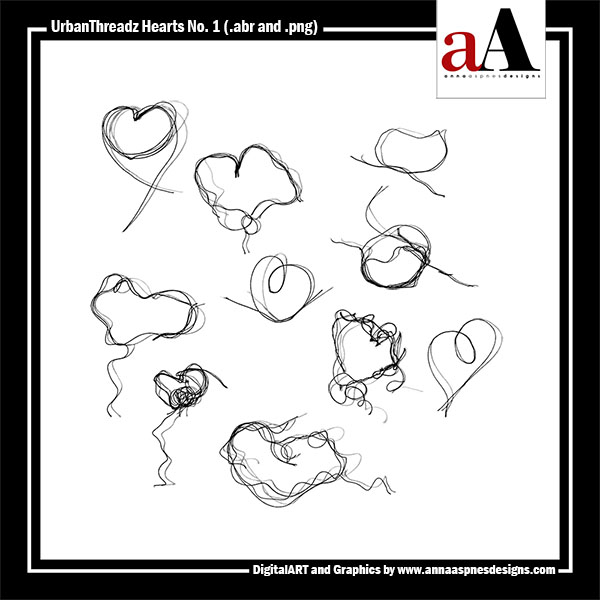 UrbanThreadz Hearts No 1