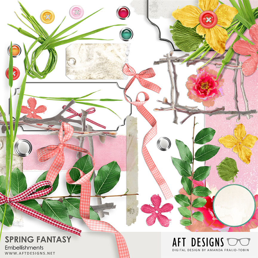 Spring Fantasy Embellishments