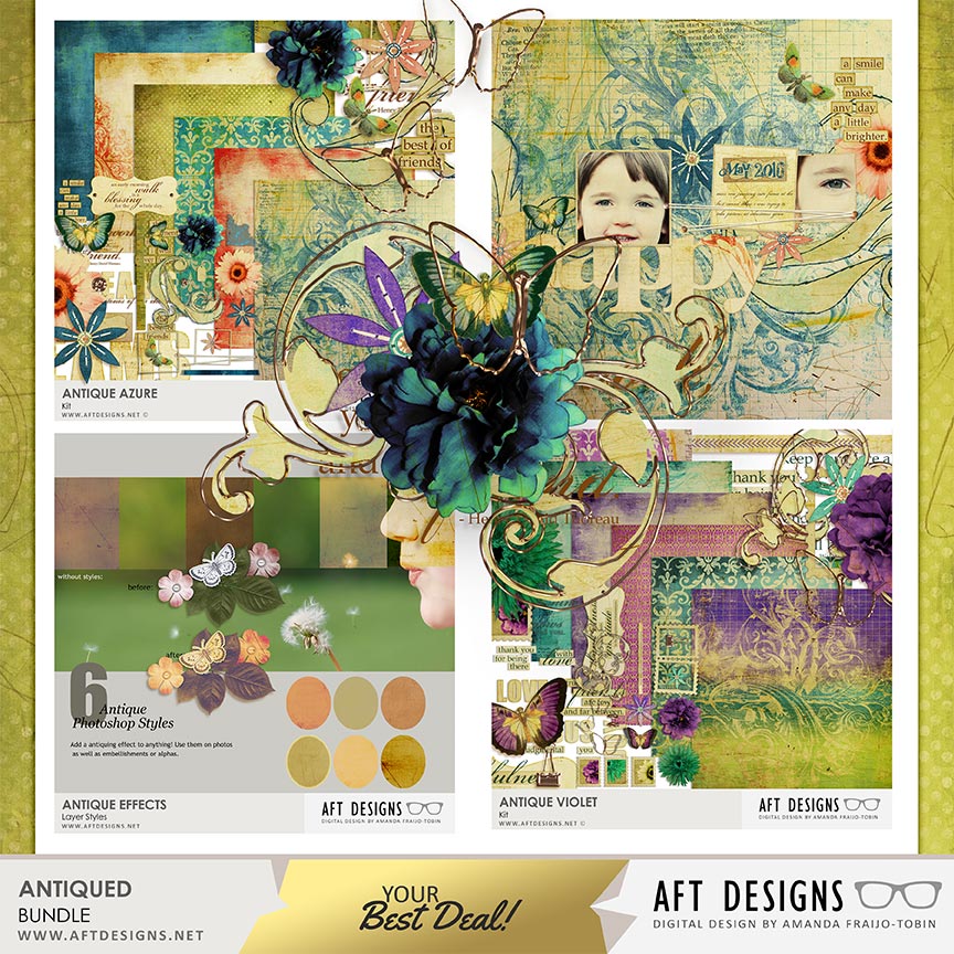 Antiqued Bundle