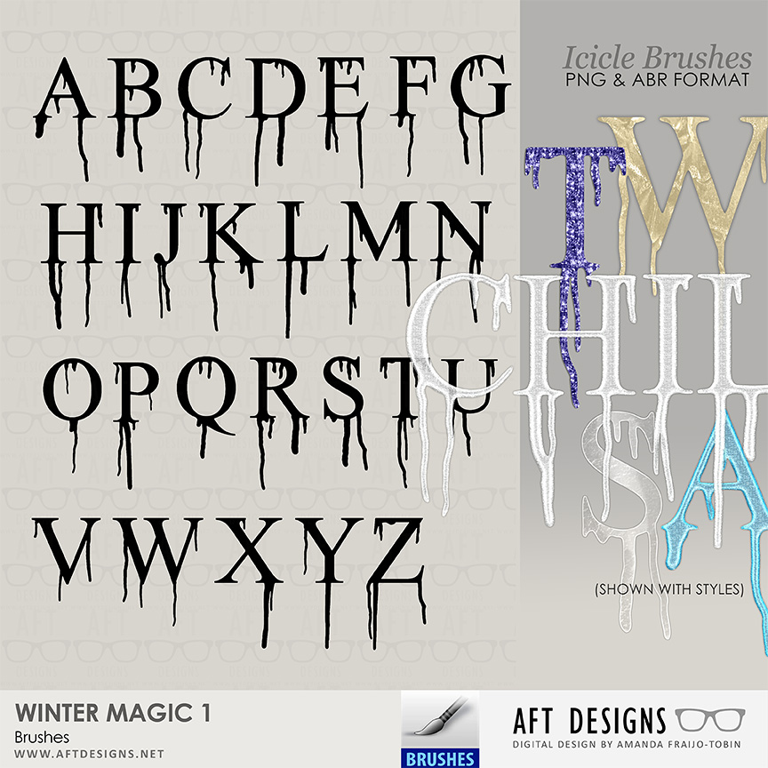 Brush Set: Winter Magic Alpha 1