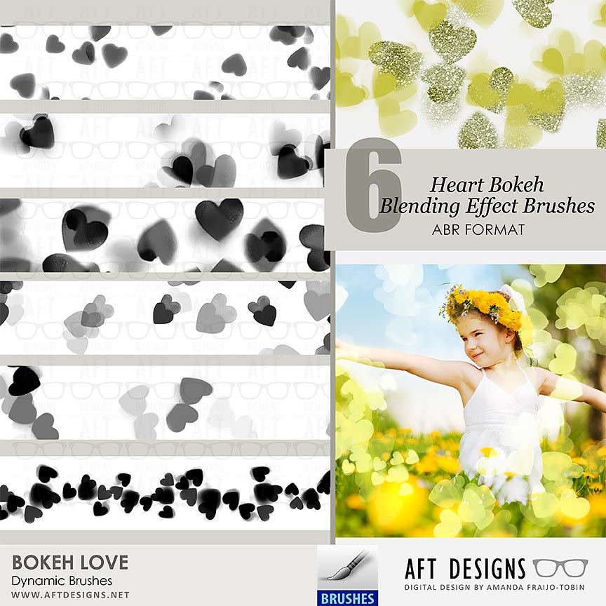 Dynamic Brush Set: Bokeh Love