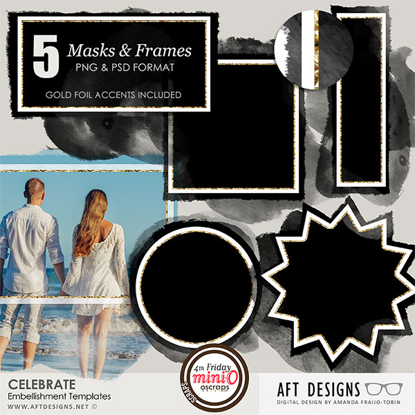 Embellishment Templates: Celebrate Frames