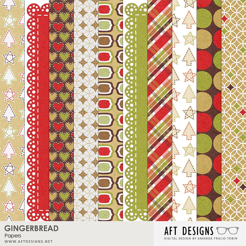 Gingerbread Papers