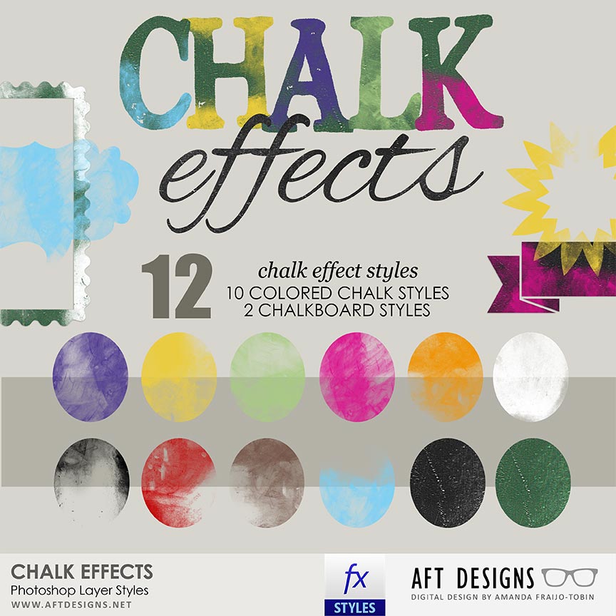 Layer Styles: Chalk Effects