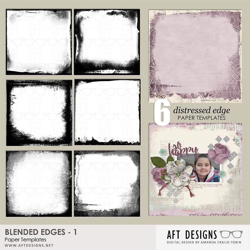 Paper Templates: Blended Edges 1