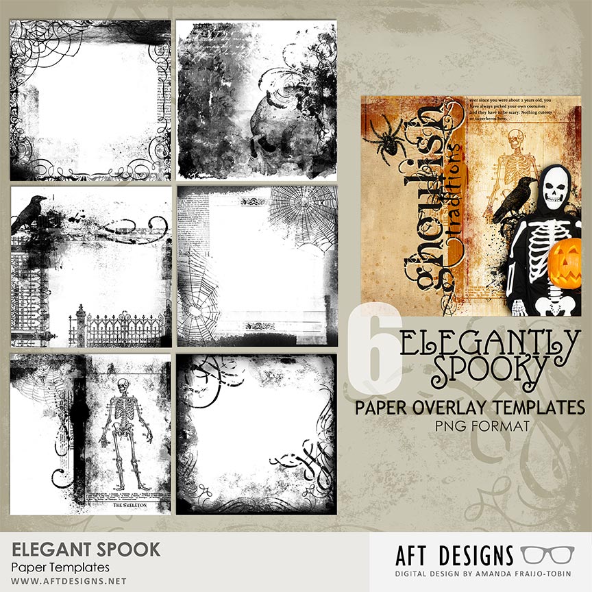 Paper Templates - Elegant Spook
