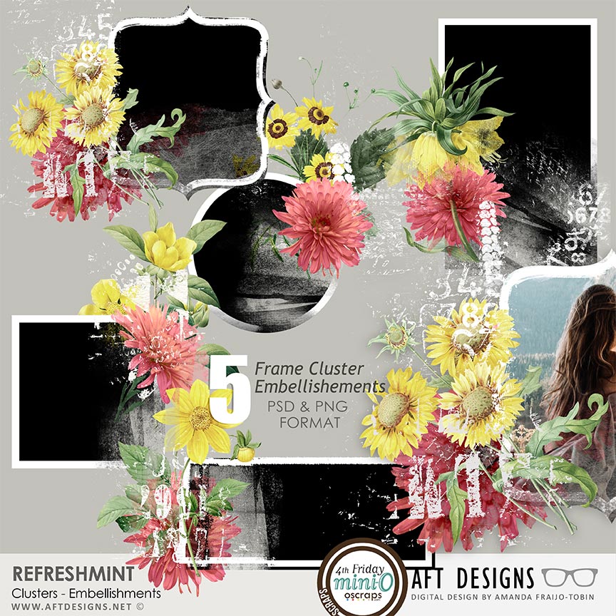 Refreshmint Frame Cluster Embellishments