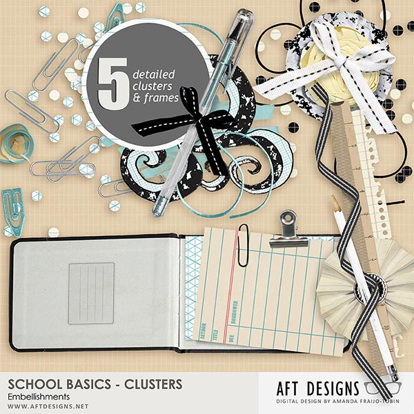 School Basics Cluster Embellishments