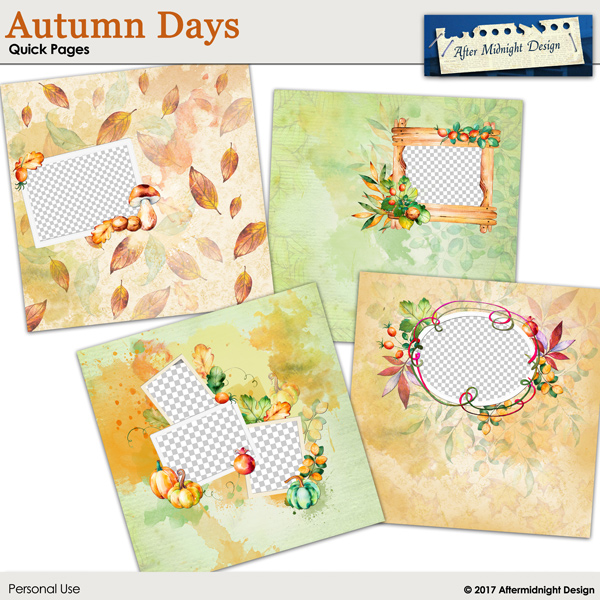 Autumn Days Quick Pages