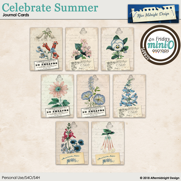 Celebrate Summer Journal Card 1