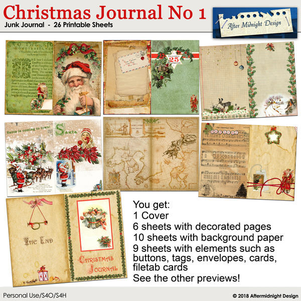Christmas Junk Journal No 1