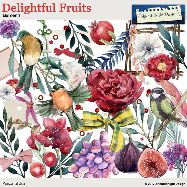 Delightful Fruits Elements