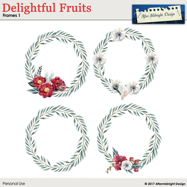 Delightful Fruits Frames 1