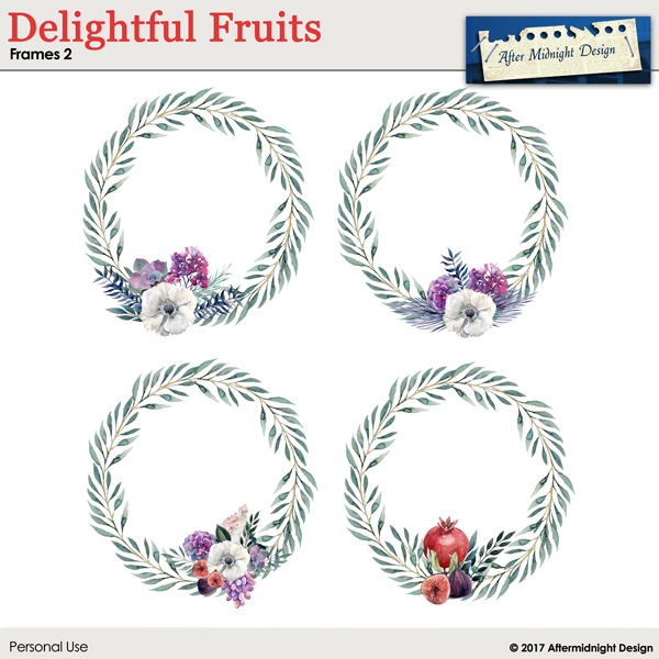 Delightful Fruits Frames 2