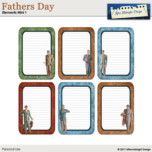 Fathers Day Elements Mini 1