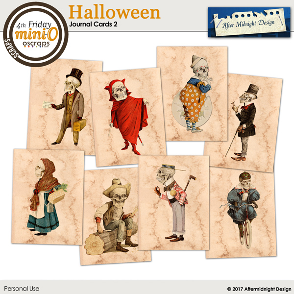 Halloween Journal Cards 2