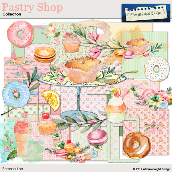 Pastry Shop Kit by AfterMidnight Designs