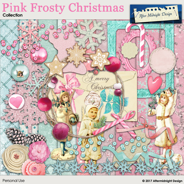 Pink Frosty Christmas