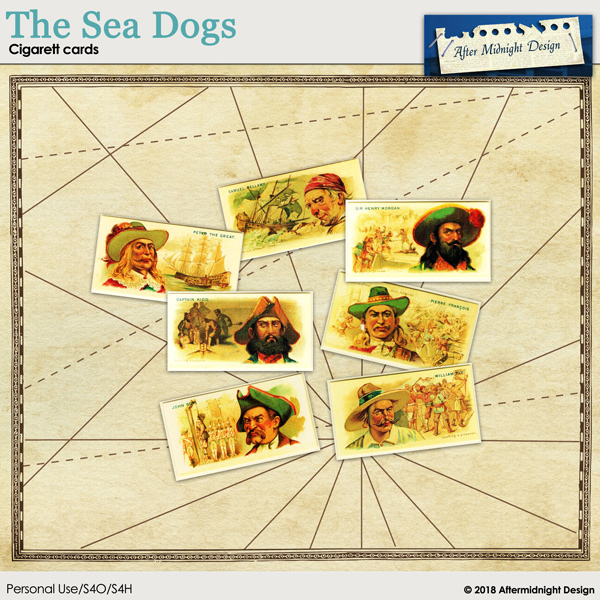The Sea Dogs Cigarett Cards