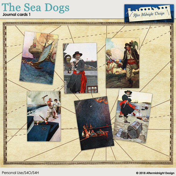 The Sea Dogs Journal Cards 1