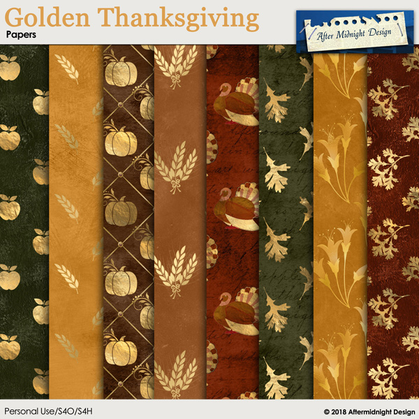 Golden Thanksgiving Papers