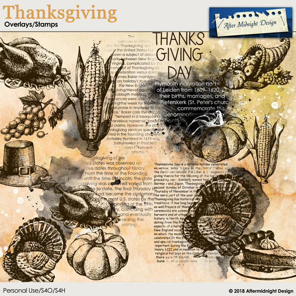 Thanksgiving Overlays