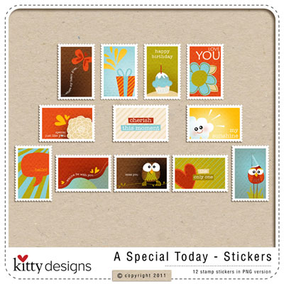 A Special Today Stickers