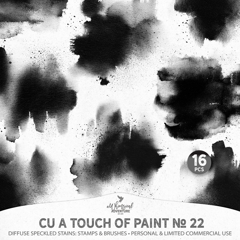 CU A Touch Of Paint No 22 Diffuse Speckled Stains