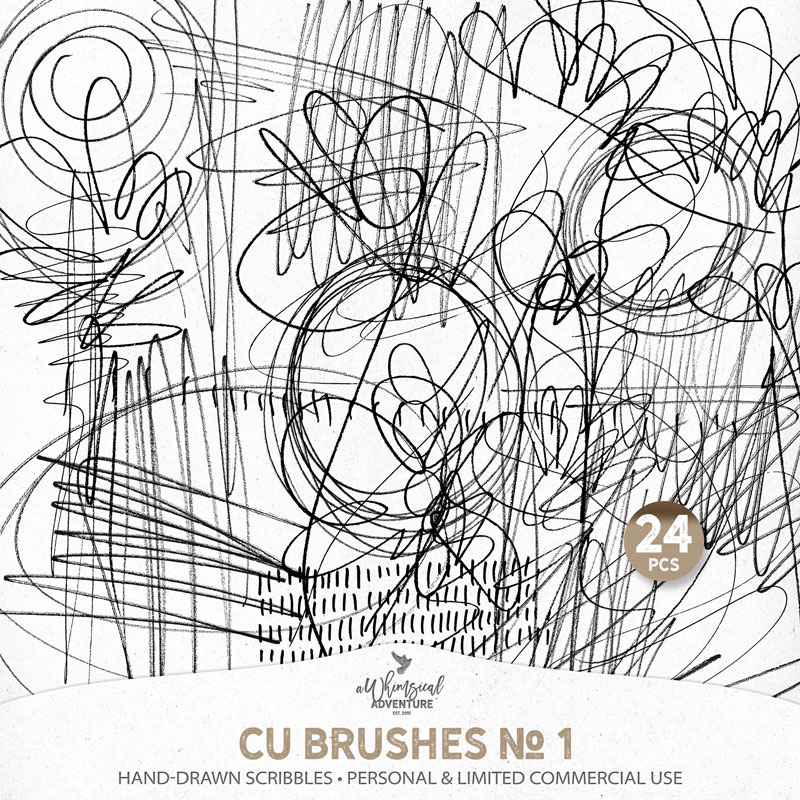 CU Brushes No 1 Hand-Drawn Doodles