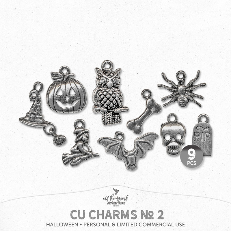 CU Charms No 2 Halloween