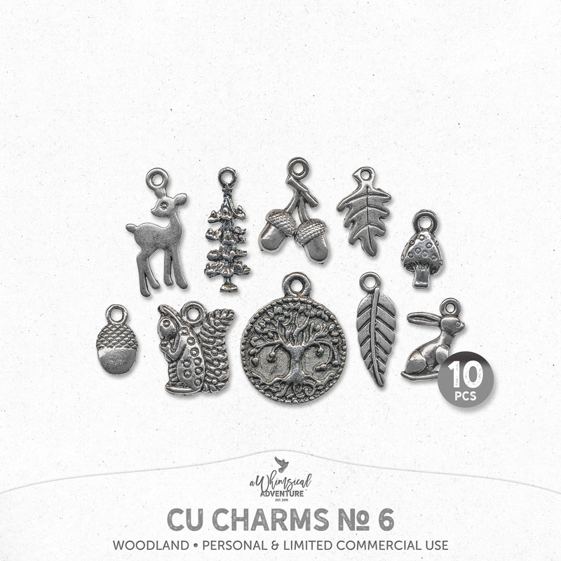 CU Charms No 6 Woodland