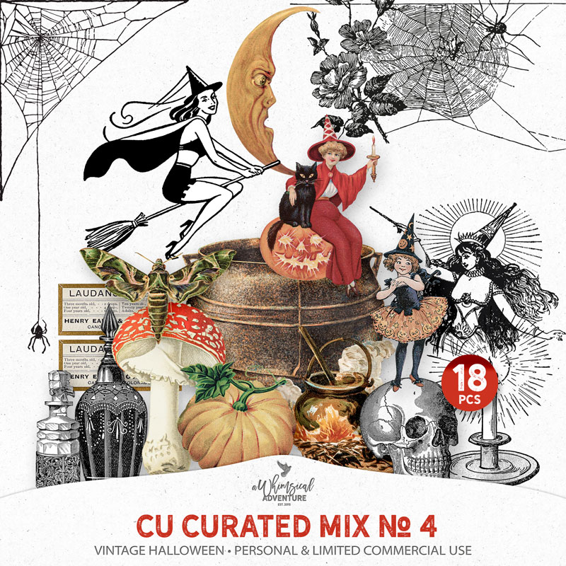 CU Curated Mix No 4 Vintage Halloween
