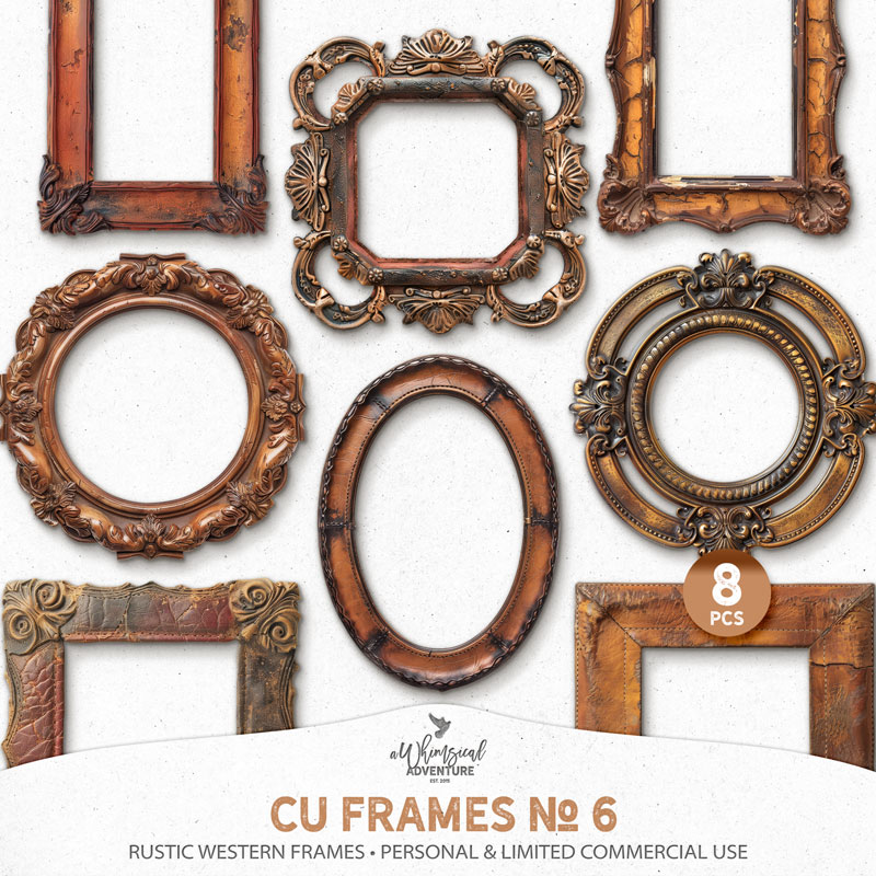 CU Frames No 6 Rustic Western Frames