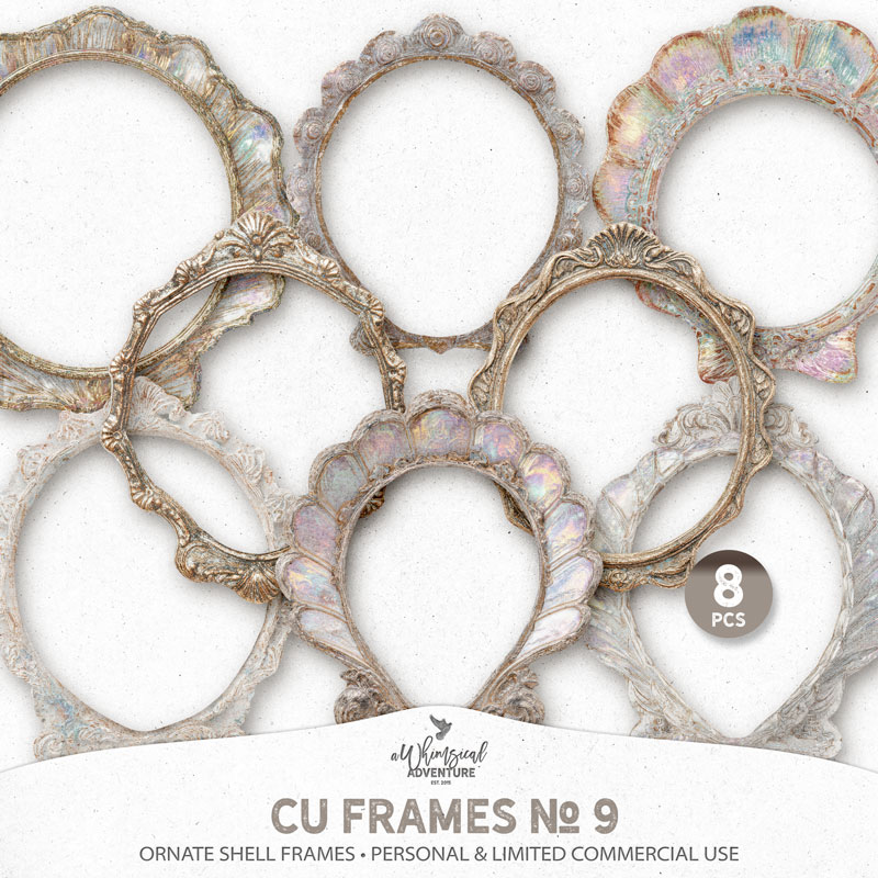 CU Frames No 9 Ornate Shell Frames