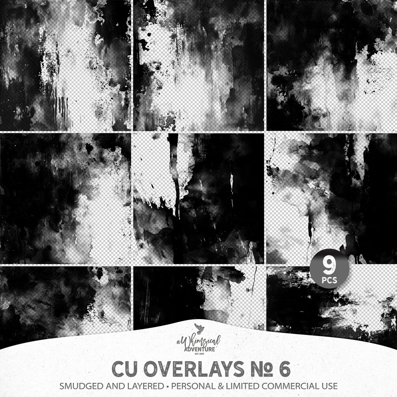 CU Overlays No 6 Smudged And Layered