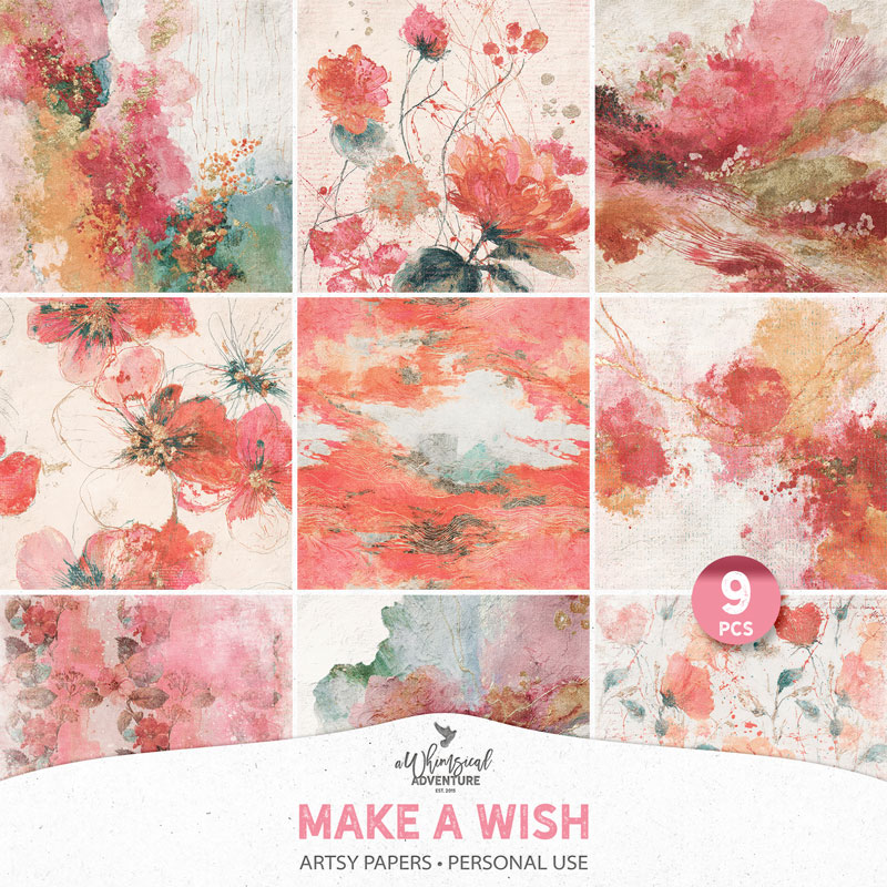 Make A Wish Artsy Papers